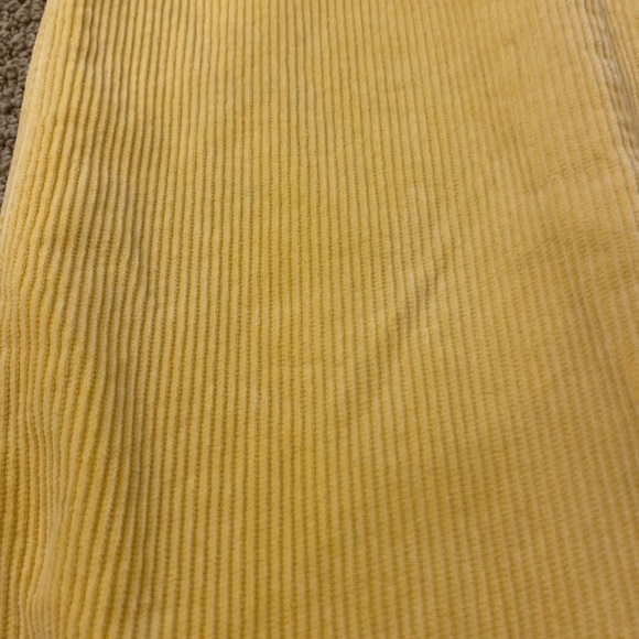 Yellowish orange corduroy flare jeans - Picture 2 of 5
